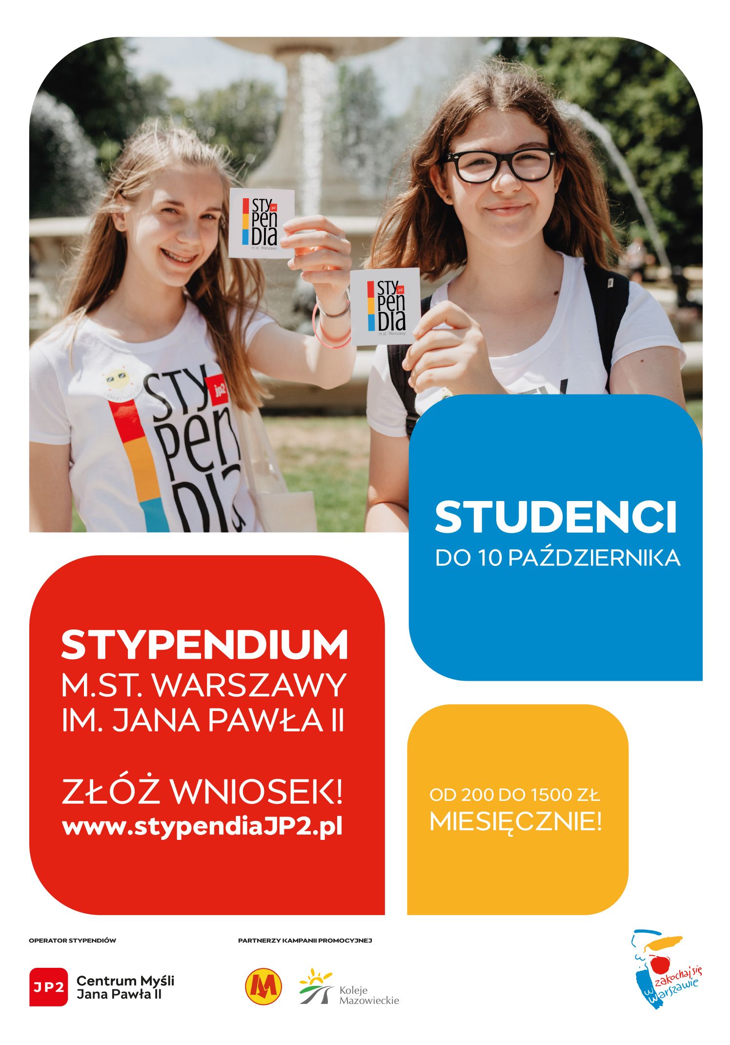 STUDENCI – Stypendium m.st. Warszawy im. Jana Pawła II