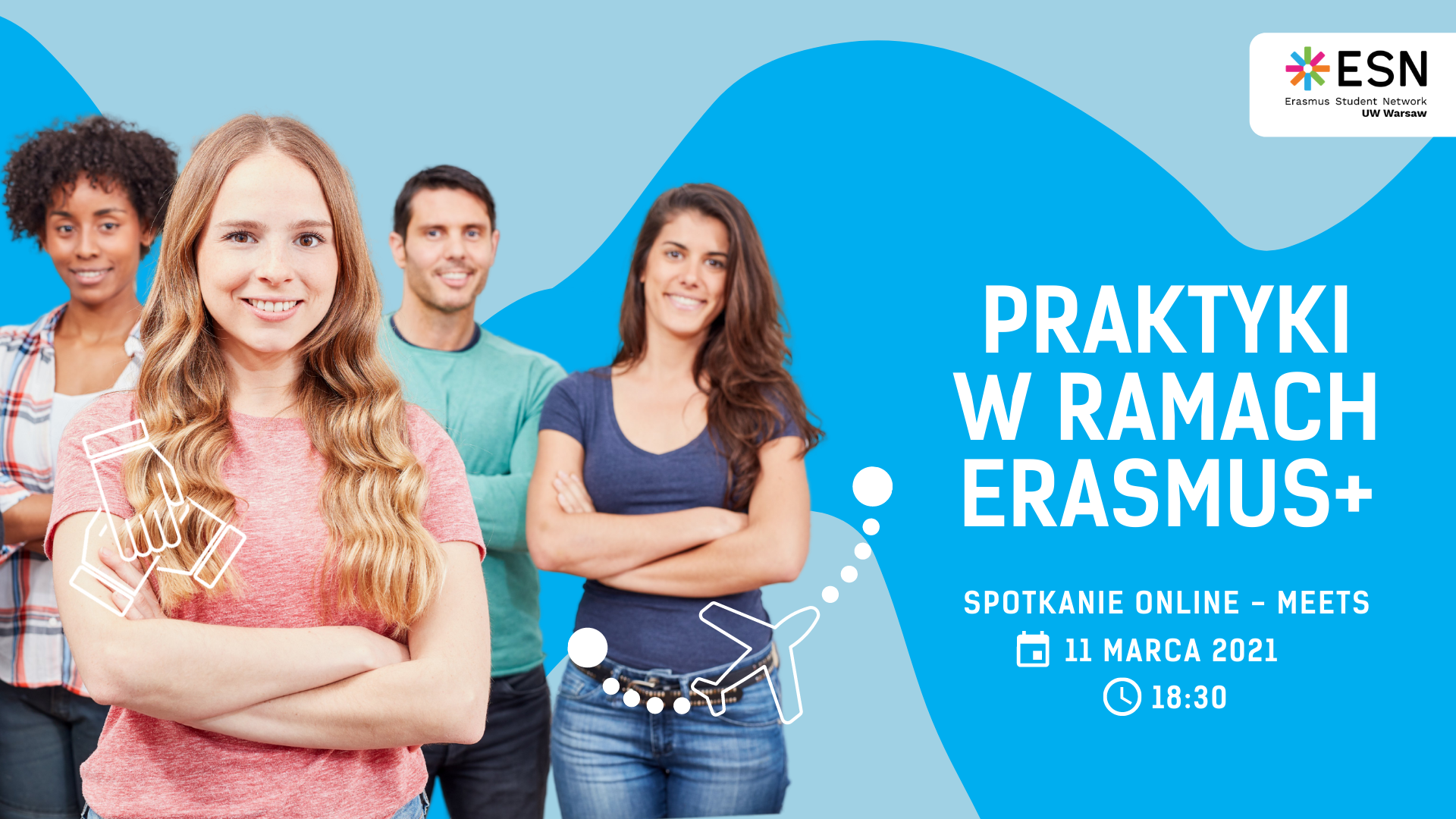 Praktyki Erasmus+ – spotkanie 11 marca 2021