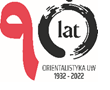 90-lecie Orientalistyki na UW logo 90-lecie Orientalistyki na UW logo