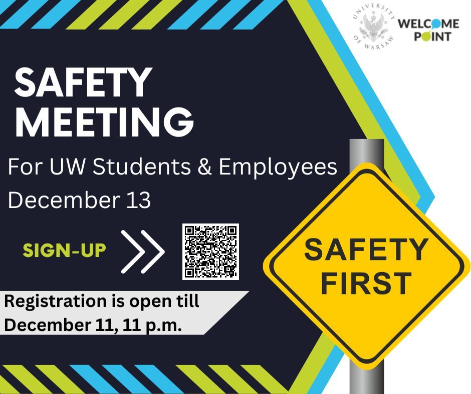 Meeting “Safety meeting for UW Students Meeting “Safety meeting for UW Students